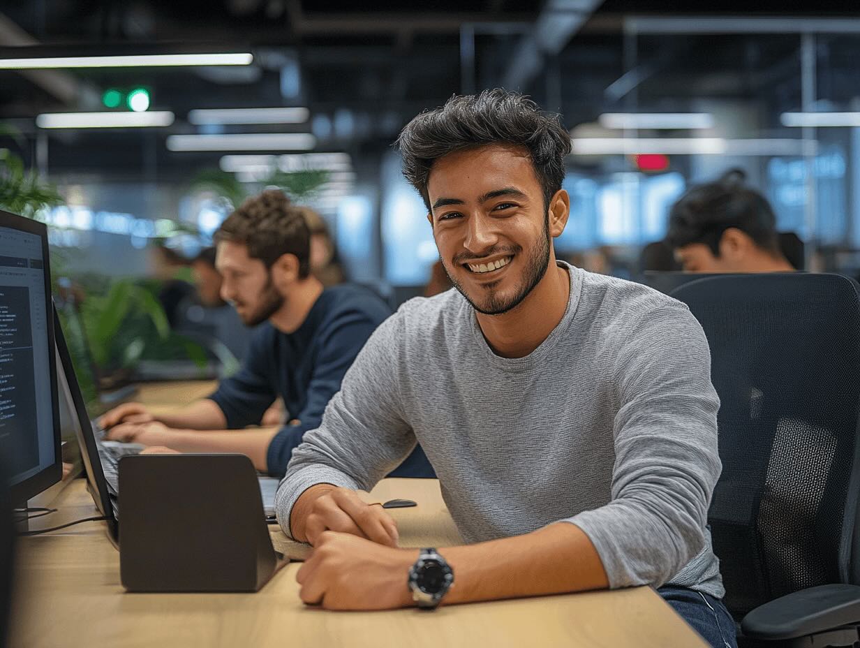 MSCLOUDTECH teammates collaborating remotely